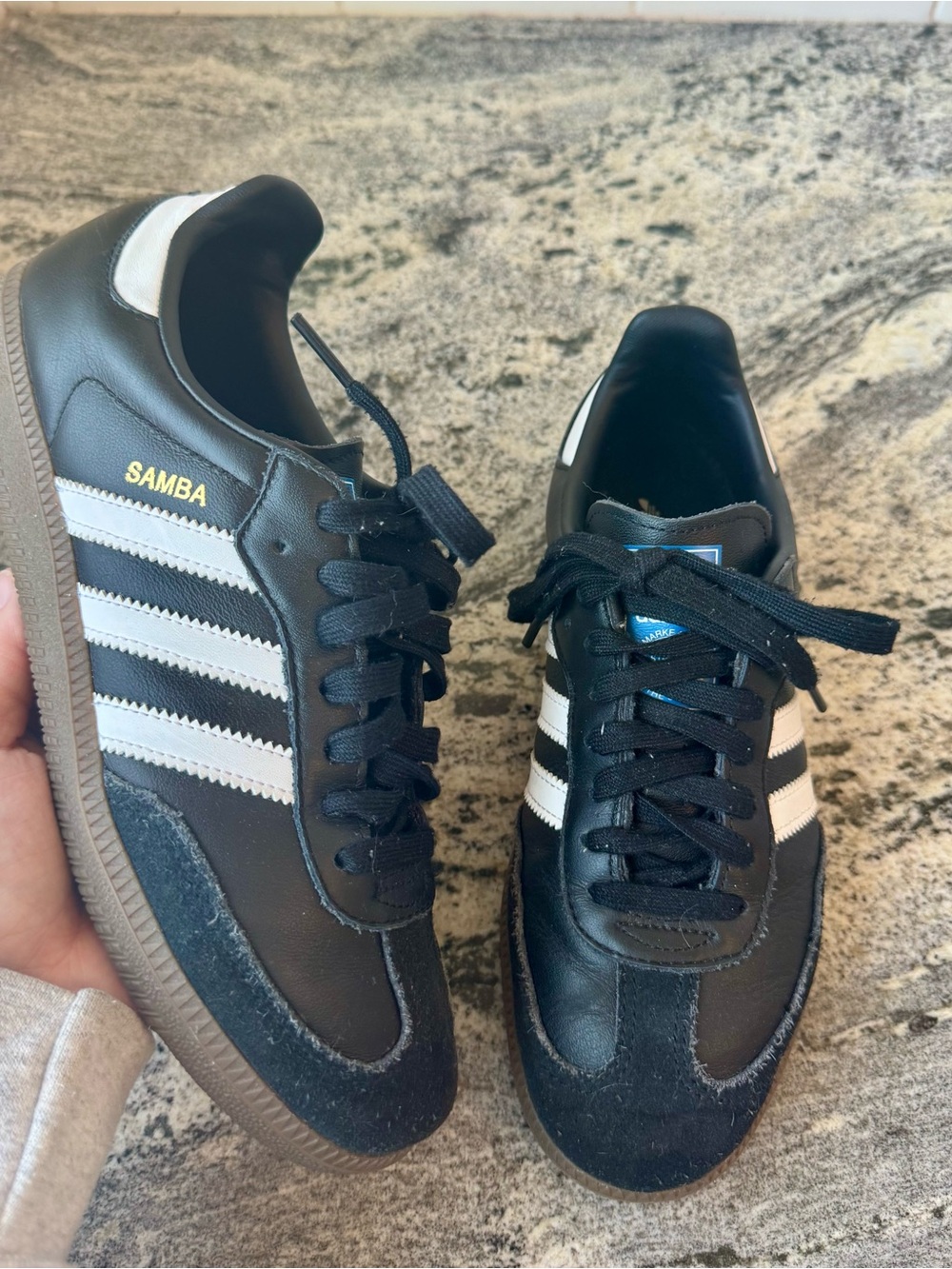 Adidas samba in core black. Women’s 7.5. VGUC.